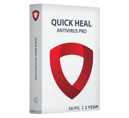 Quick Heal Pro Antivirus 10 User 1 Year